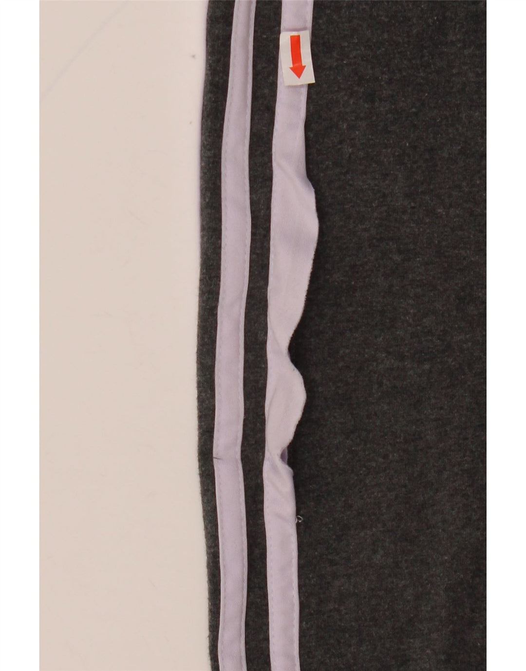 ADIDAS Womens Leggings UK 12 Médio Algodão Cinza