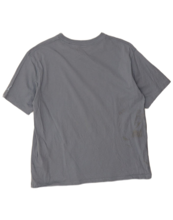 Camiseta Jordan Feminina Oversized Graphic UK 10 Pequeno Algodão Cinza