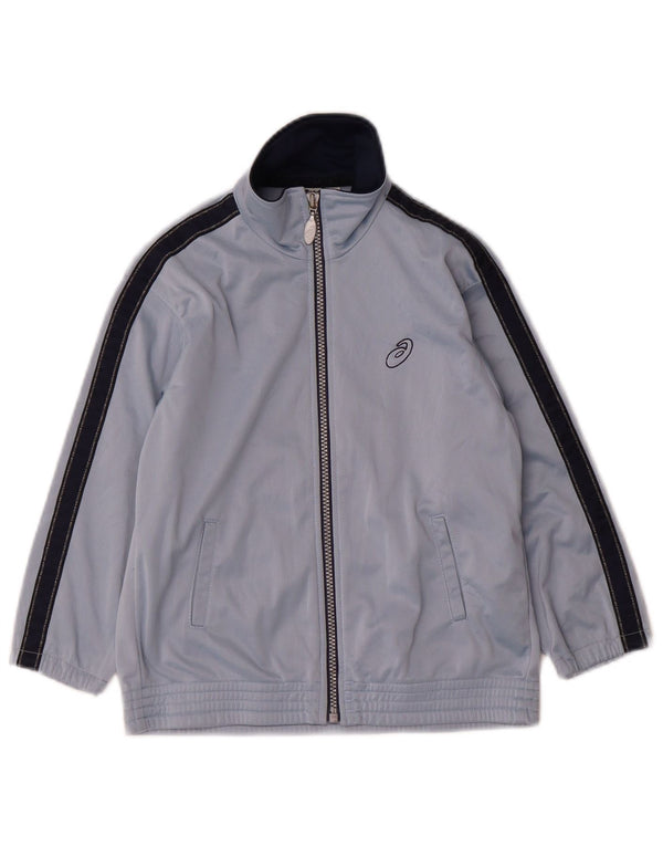 Jaqueta ASICS Meninos Treino Top 5-6 Anos Azul Colorblock