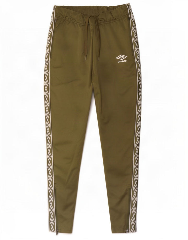 Umbro Mens Graphic Tracksuit Calças Médio Poliéster Cáqui