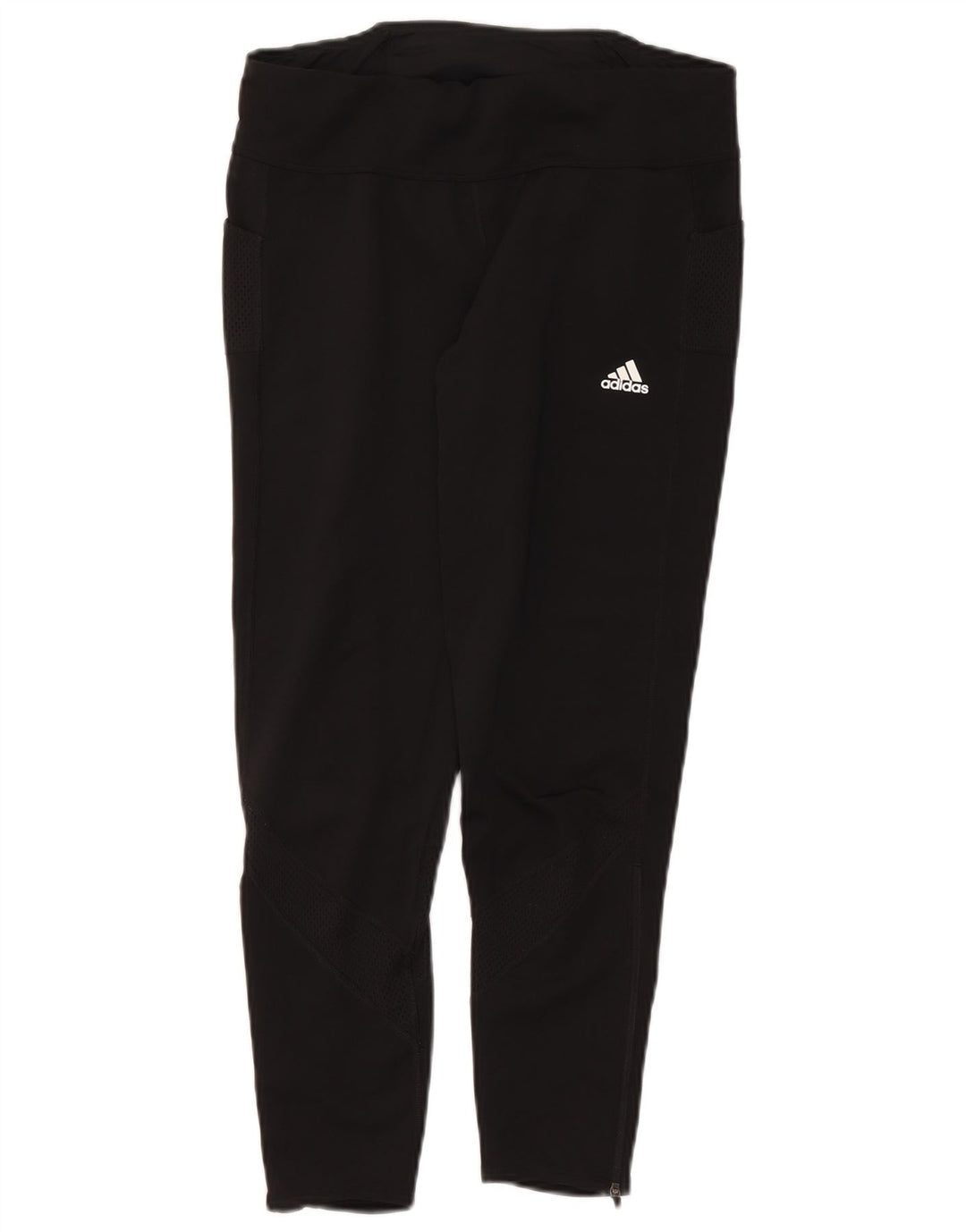 ADIDAS Womens Aeroready Leggings UK 16/18 Grande Preto Poliéster