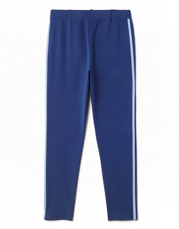 Calça de treino masculina Under Armour grande bloco colorido azul