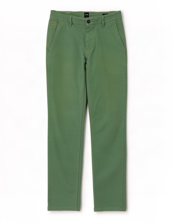 Calça Chino Masculina Slim Fit Hugo Boss W32 L29 Algodão Verde