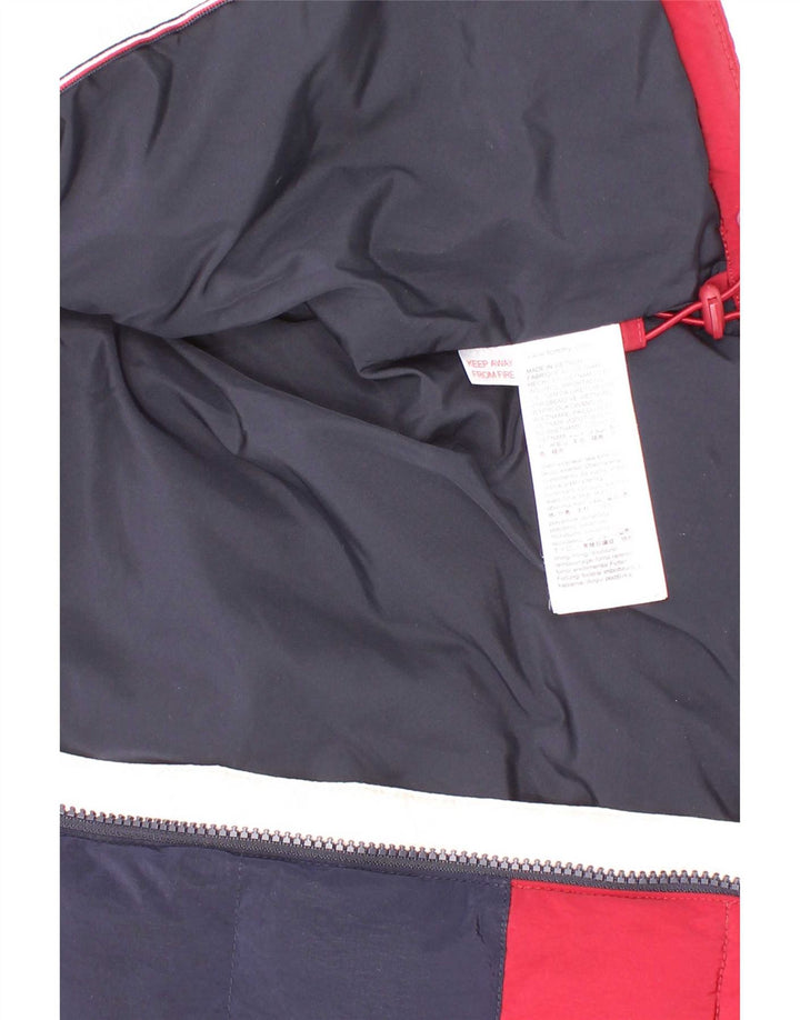 Tommy Hilfiger Jaqueta acolchoada masculina 3-4 anos Colorblock multicolorido