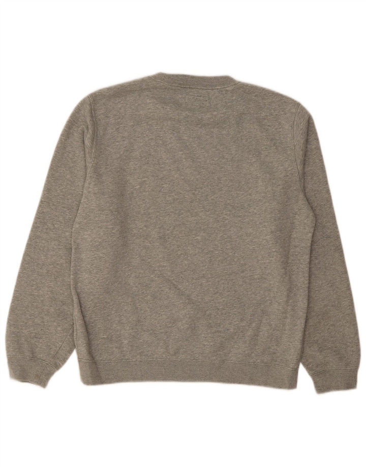 CONVERSE moletom gráfico masculino jumper pequeno algodão cinza