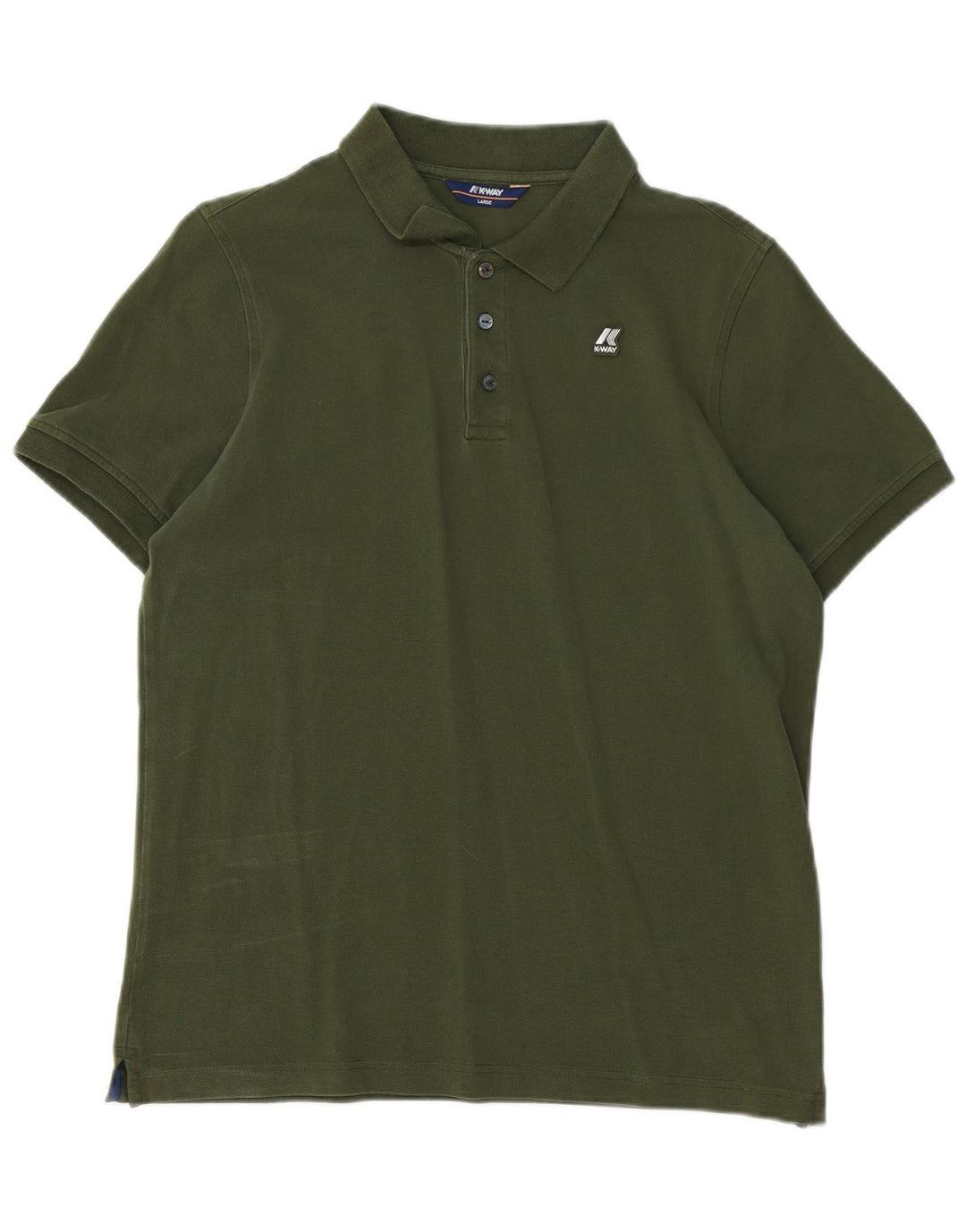 Camisa polo masculina K-WAY grande verde