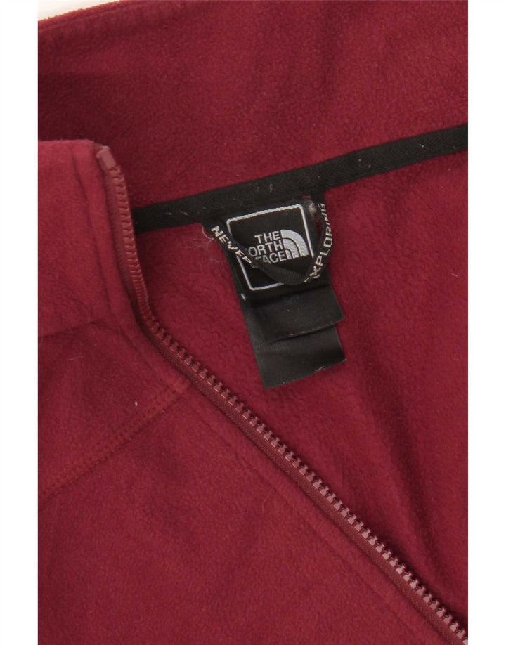 Jaqueta de lã feminina The North Face UK 10 poliéster pequeno Borgonha