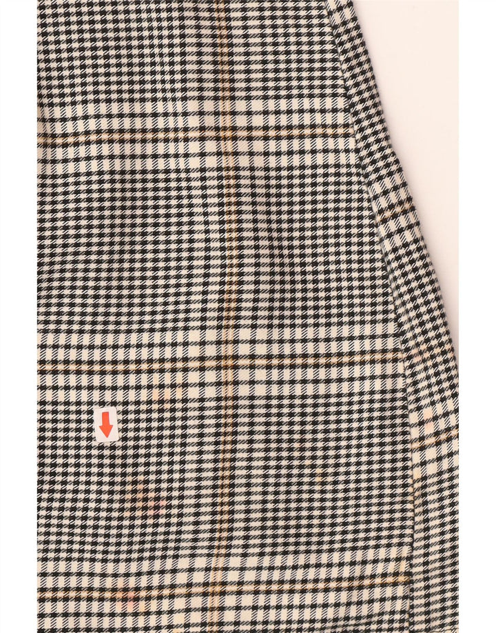 Zara Meninas Pulôver Camisa Vestido 13-14 Anos Cinza Algodão Gingham