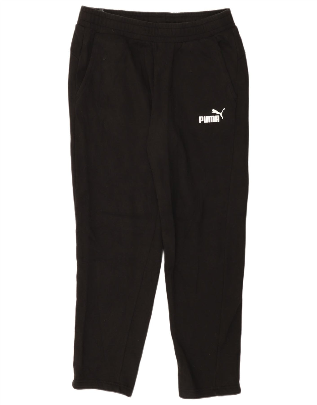 Calça de treino masculina PUMA grande algodão preto