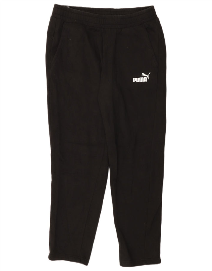 Calça de treino masculina PUMA grande algodão preto