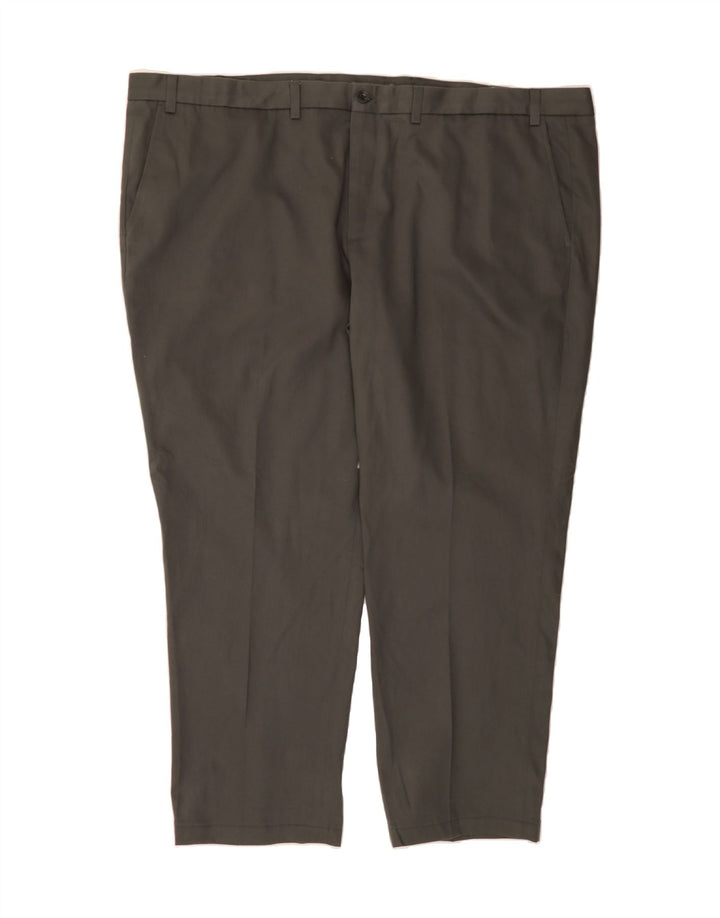 EDDIE BAUER Mens Straight Chino Trousers W48 L30 Grey Cotton Vintage Eddie Bauer and Second-Hand Eddie Bauer from Messina Hembry 