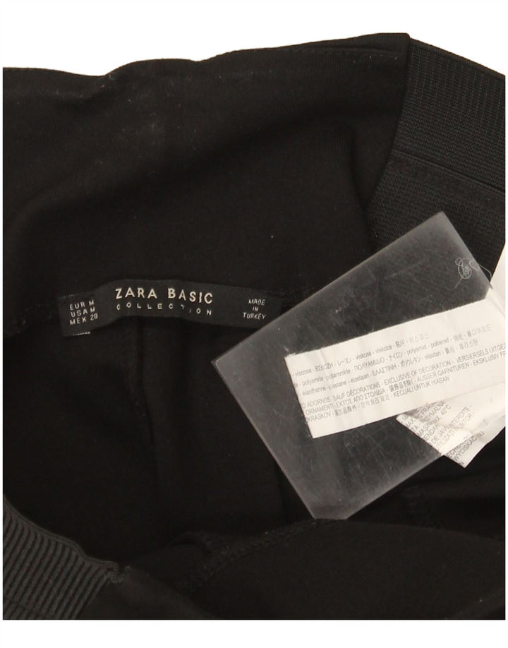 Leggings femininas Zara UK 12 viscose preta média