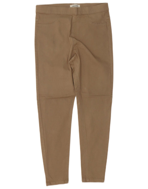 Jeans Marks & Spencer curtos femininos UK 12 médio W30 L26 cáqui