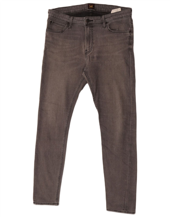 Lee Mens Malone Skinny Jeans W34 L32 Algodão Cinza
