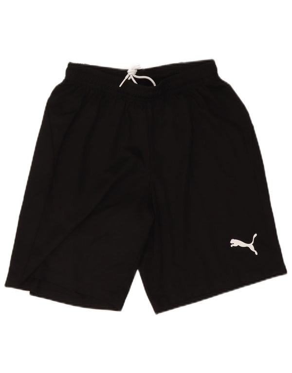 Shorts esportivos masculinos Puma pequenos pretos