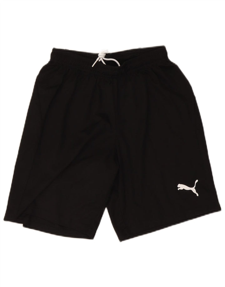 Shorts esportivos masculinos Puma pequenos pretos