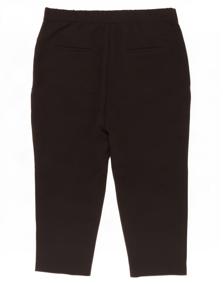 Zara Calça feminina Trafaluc Capri média W28 L19 preta