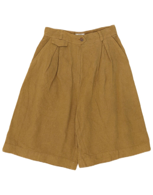 Shorts feminino Newpenny de cintura alta com cintura alta IT 42 médio W26 bege