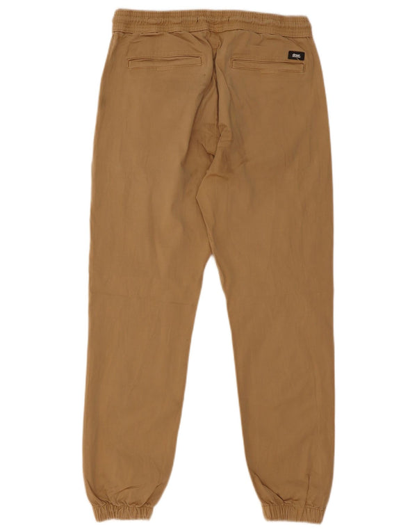 Calça jogger masculina Zara Chino médio W31 L28 algodão bege