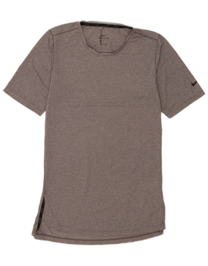 Camiseta Nike Masculina Dri Fit Top Cinza Médio Poliéster