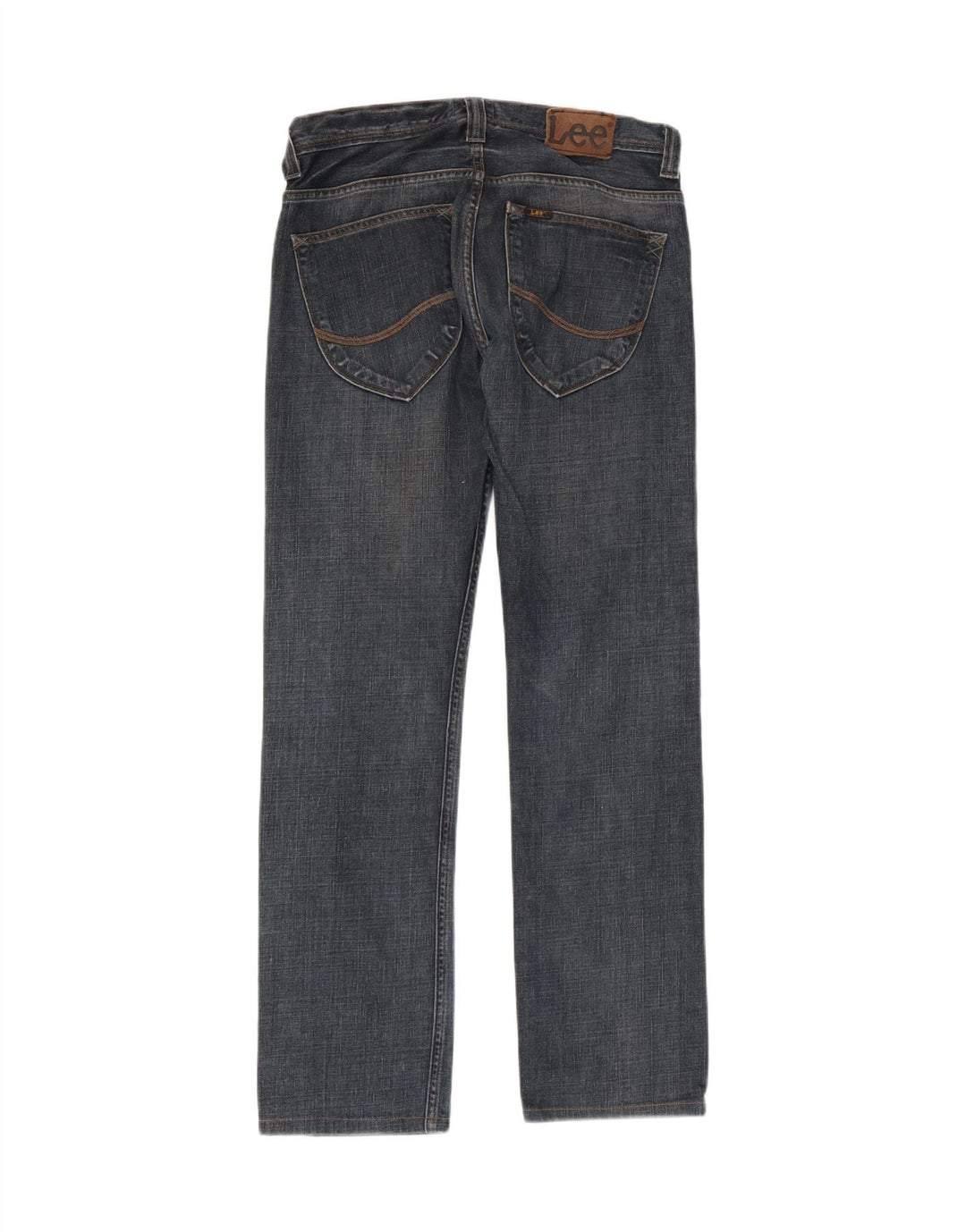 Lee Mens Zed Straight Jeans W31 L34 Azul Algodão