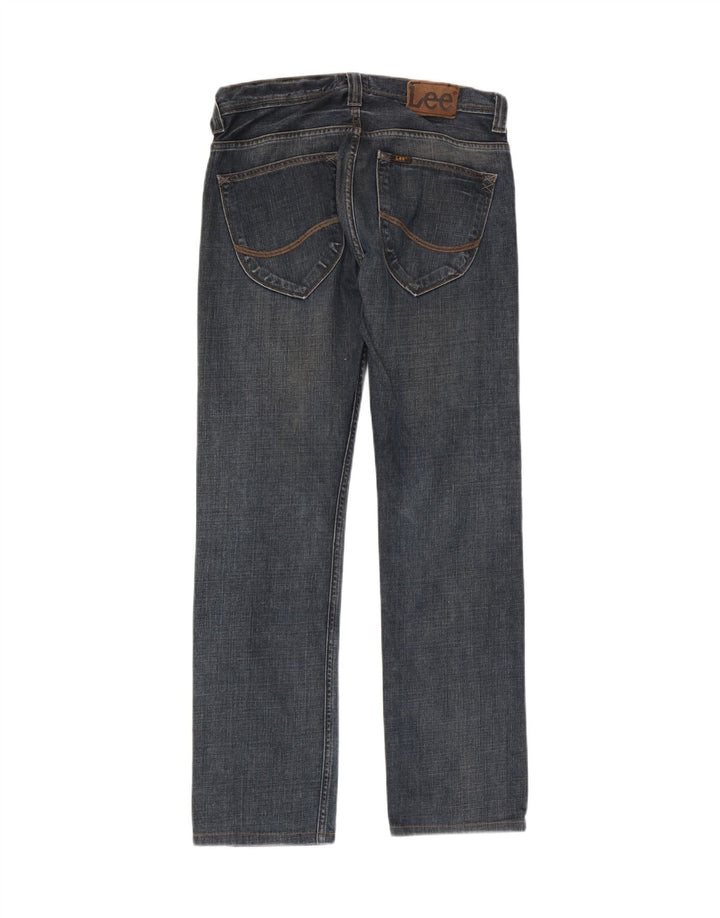 Lee Mens Zed Straight Jeans W31 L34 Azul Algodão