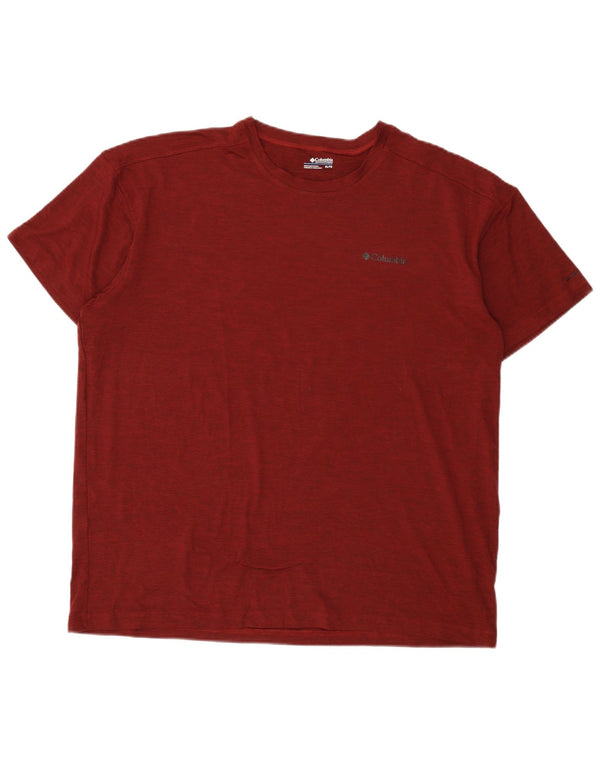 Columbia Camiseta Masculina Top XL Poliéster Borgonha
