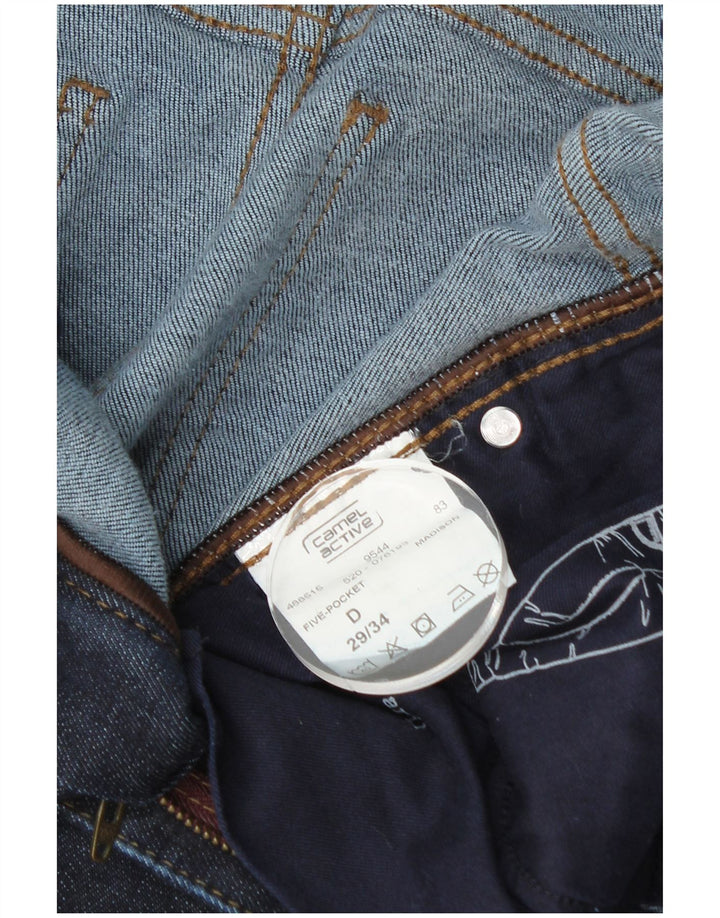 Camel Active Masculino Madison Slim Jeans W29 L34 Azul Marinho