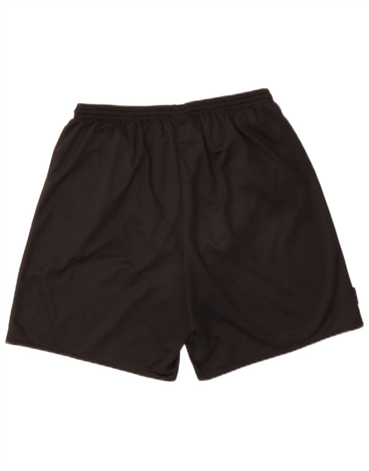 Shorts esportivos masculinos Adidas grande poliéster preto