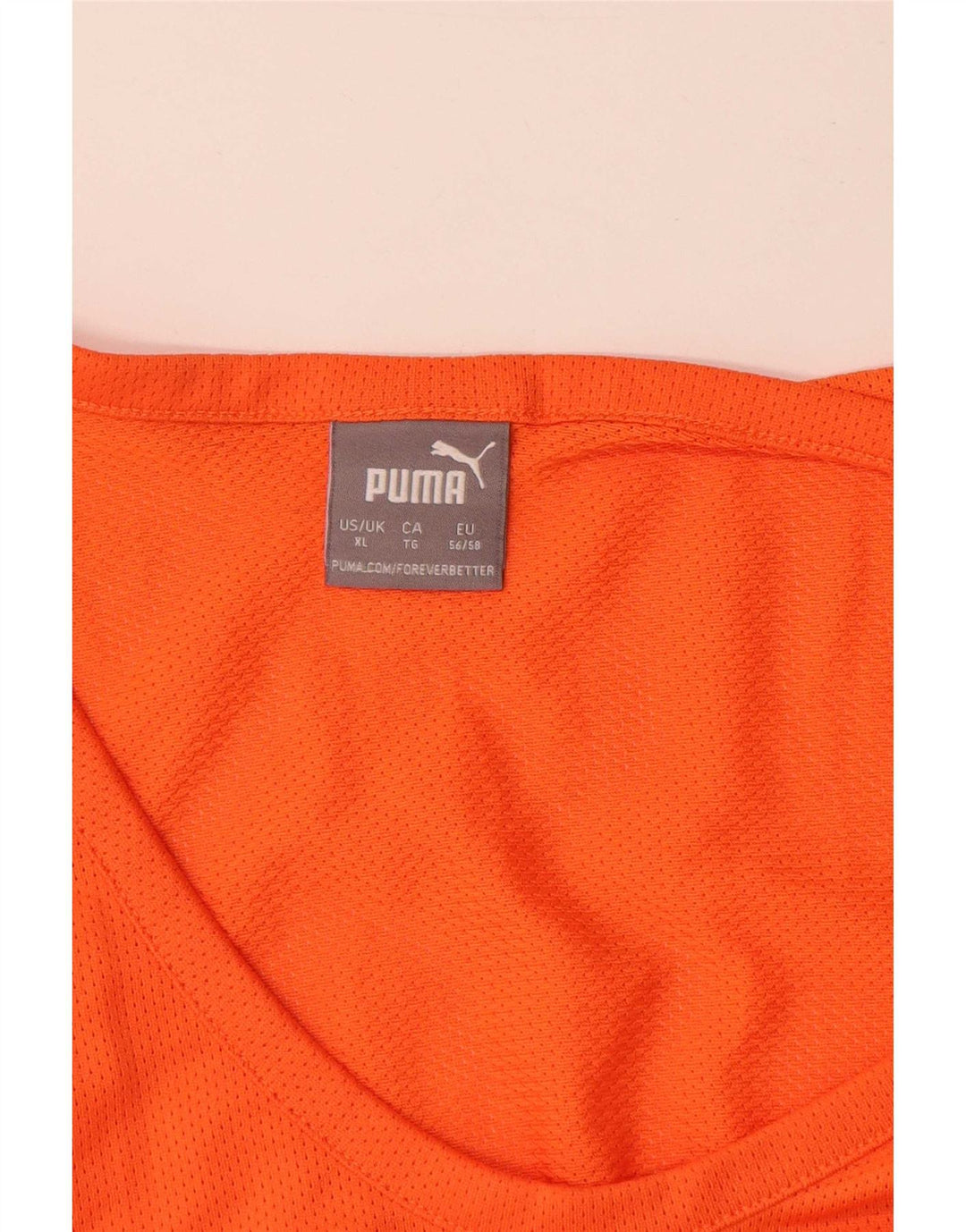 Puma Mens Graphic Vest Top XL Laranja Poliéster