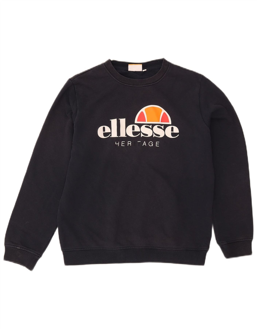 Suéter gráfico Ellesse Boys 11-12 anos azul marinho algodão