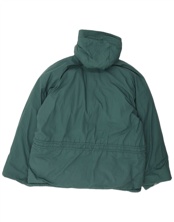 Jaqueta masculina acolchoada reversível com capuz Brugi IT 54 2XL verde