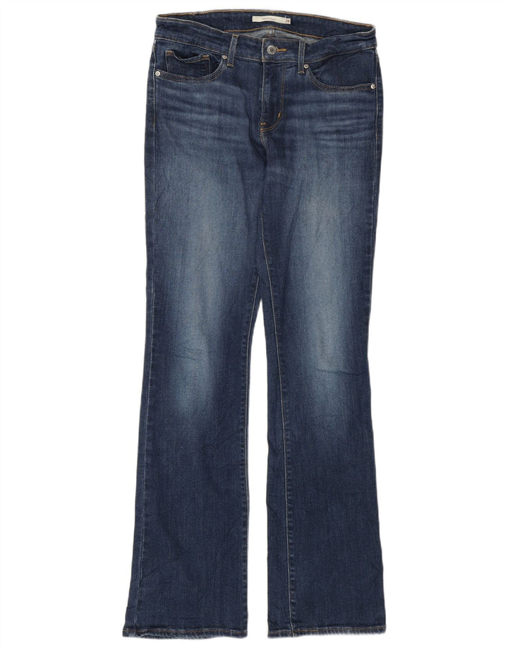 Calça jeans feminina Levi's 715 Bootcut W28 L32 azul marinho algodão