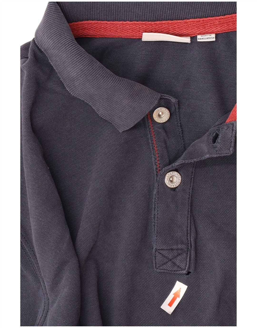 Camisa polo masculina Napapijri grande azul marinho
