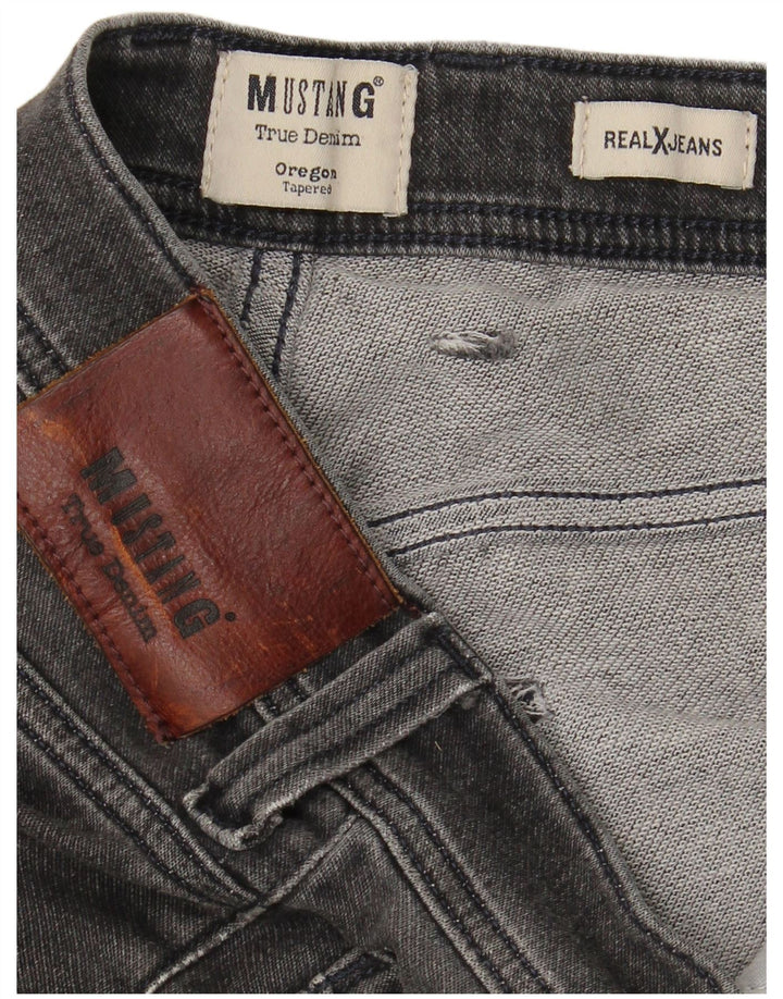 Calça jeans masculina MUSTANG Oregon Tapered W34 L31 cinza