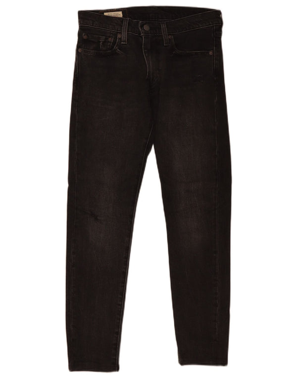 Jeans Levi's Skinny Tapered Masculino W28 L30 Algodão Preto