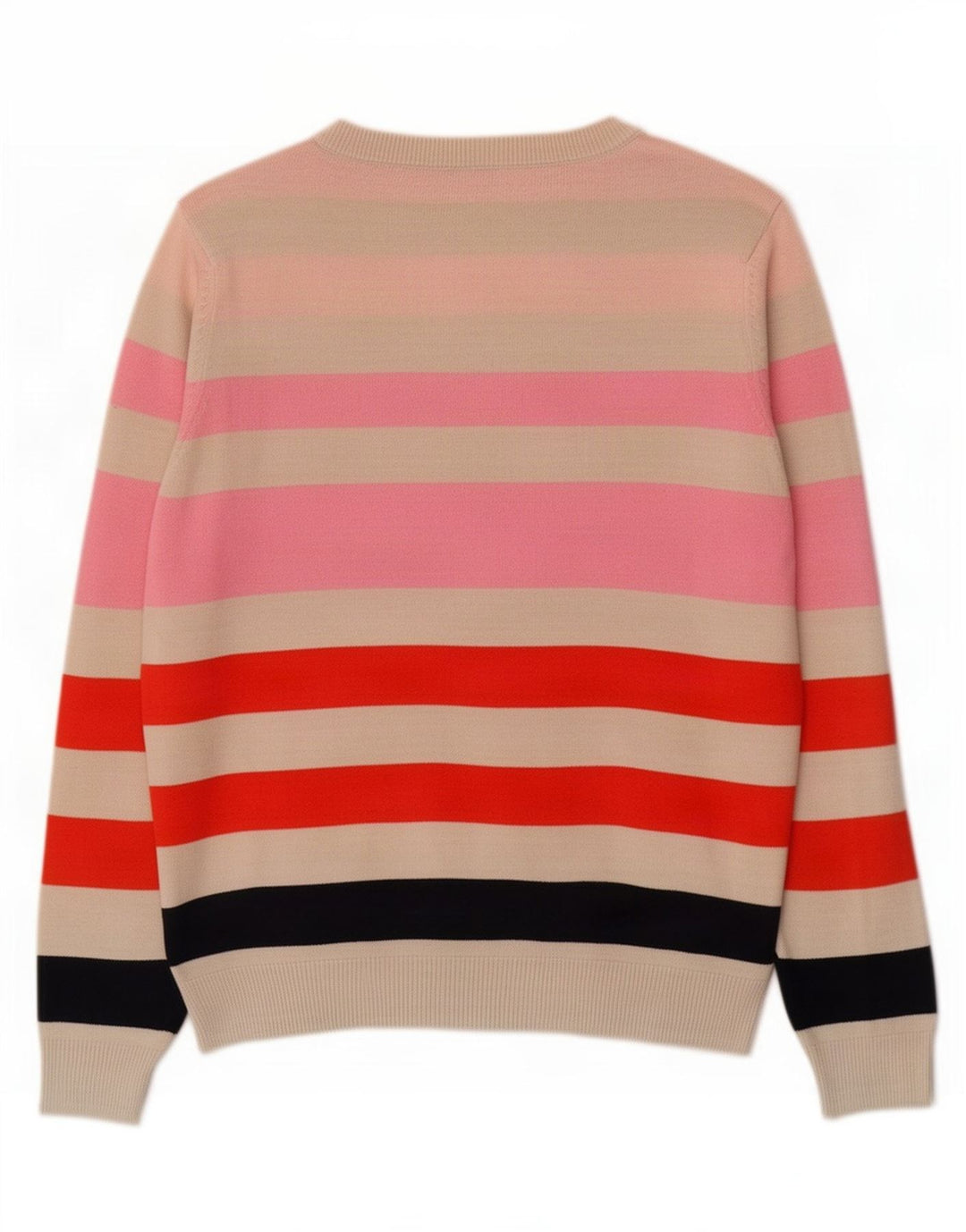 Suéter feminino Marks & Spencer com decote em V Reino Unido 10 pequeno multicolorido