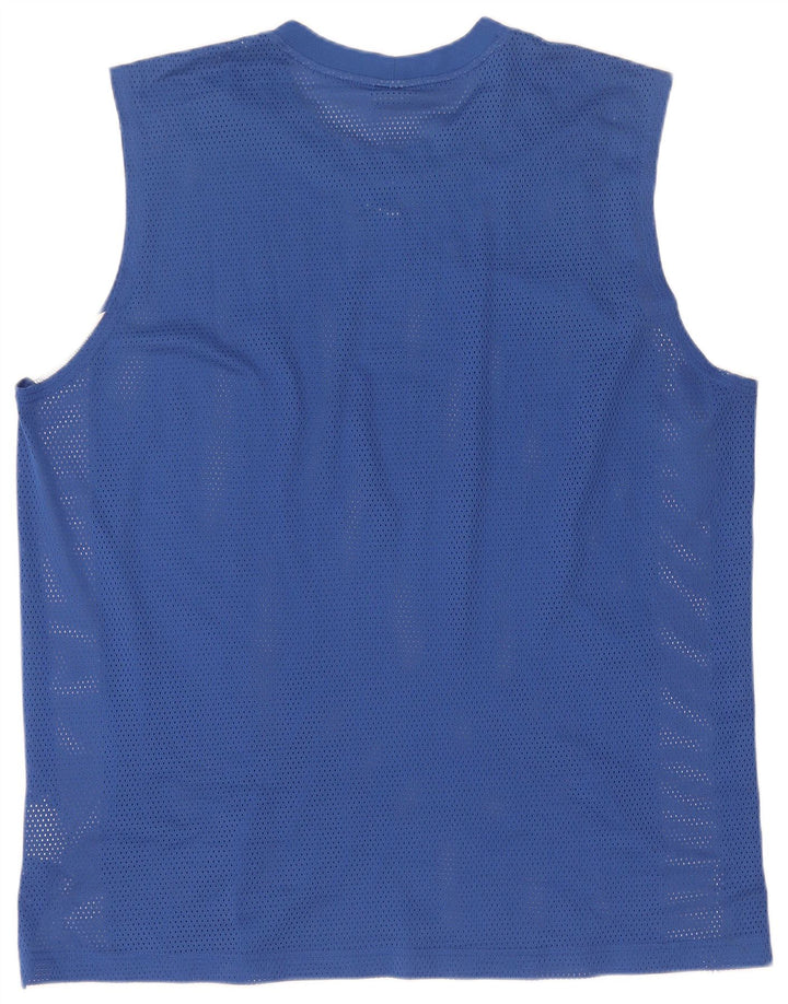 Colete Nike Masculino Top Grande Azul Colorblock Poliéster