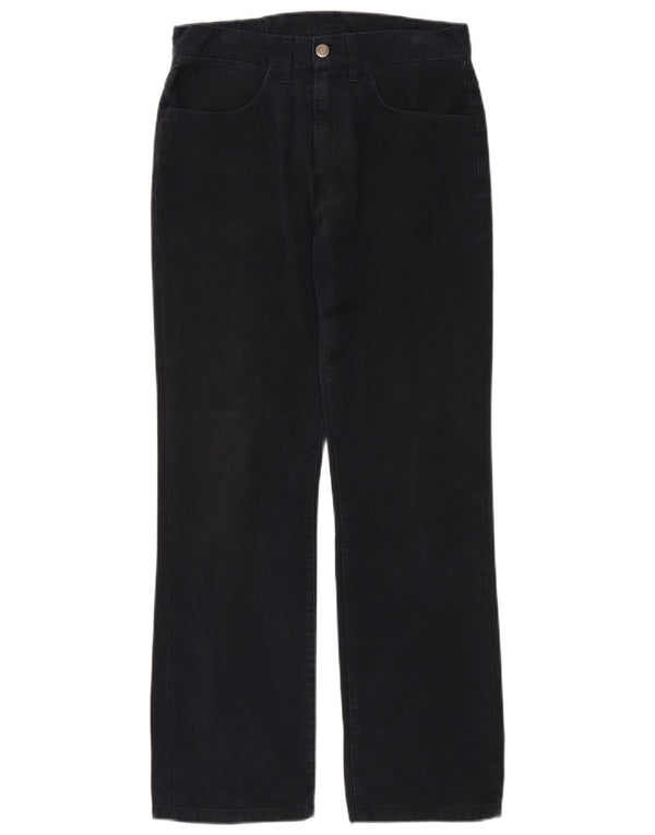 Lacoste Calça masculina reta casual W30 L30 algodão azul marinho