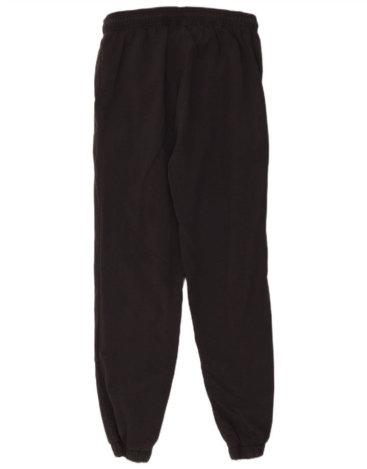 ADIDAS Calças de treino femininas Joggers UK 14 Grande Poliéster Preto