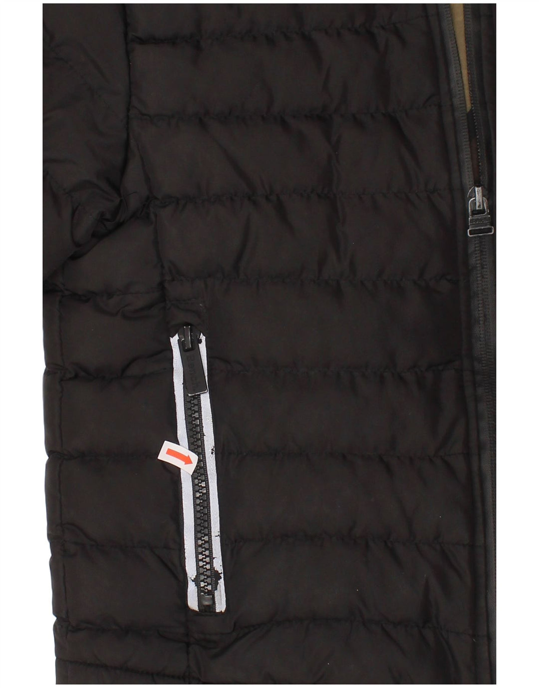 Jaqueta acolchoada com capuz para meninos BENCH 5-6 anos poliéster preto