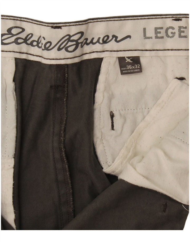 Calça Chino Masculina Eddie Bauer Legend Straight W36 L32 Cinza