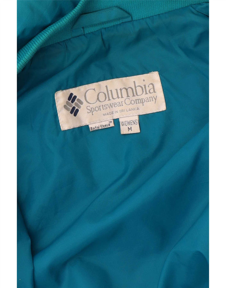 Jaqueta corta-vento feminina Columbia de grandes dimensões UK 14 Medium Black Colourblock