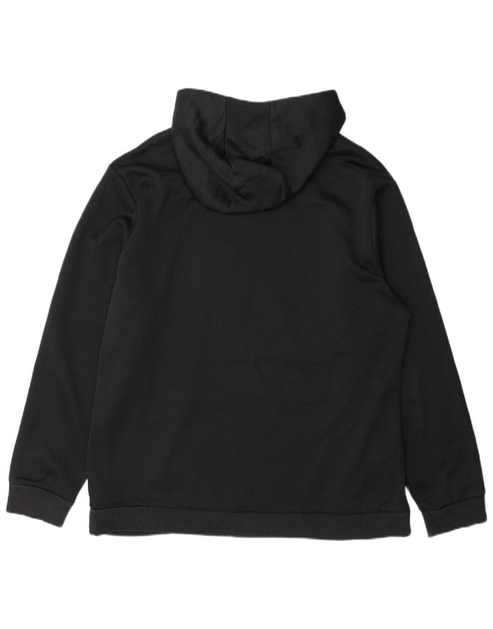 FILA moletom com capuz gráfico masculino grande algodão preto
