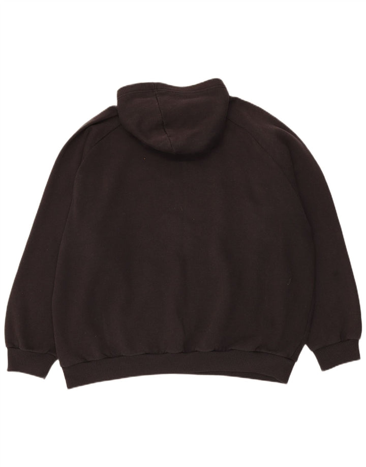 Suéter com capuz oversized Umbro feminino UK 20 2XL poliéster preto