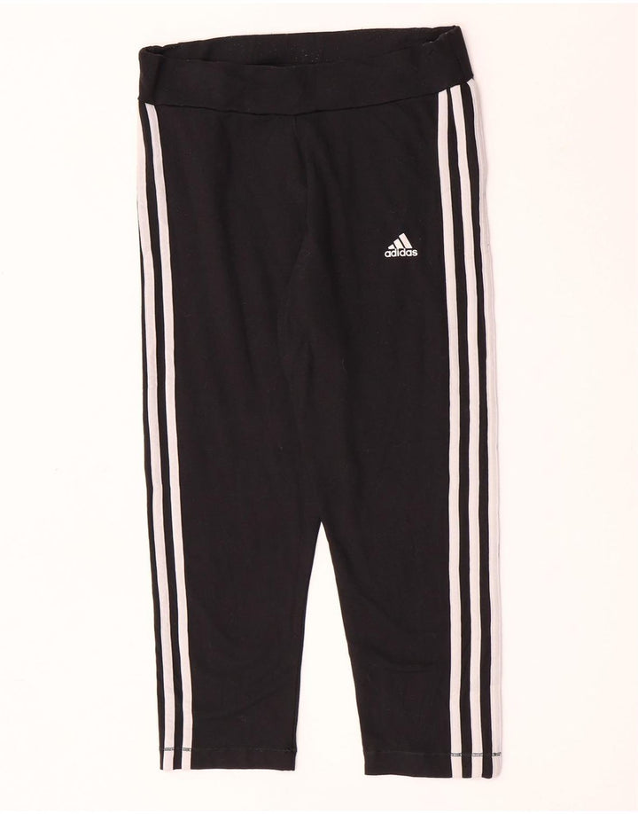 Adidas Womens Climalite Capri Leggings UK 16 Grande Preto