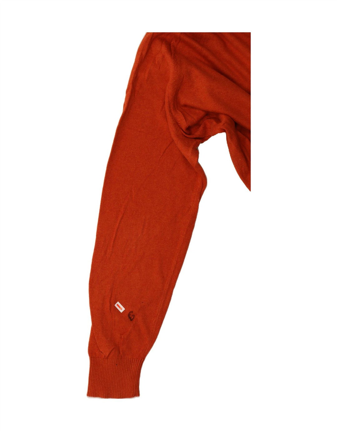 EDDIE BAUER Mens Tall Zip Neck Jumper Sweater XL Orange Cotton Vintage Eddie Bauer and Second-Hand Eddie Bauer from Messina Hembry 