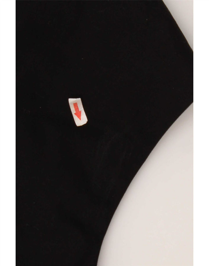 Crew Clothing Mens Gilet UK 38 Médio Algodão Preto