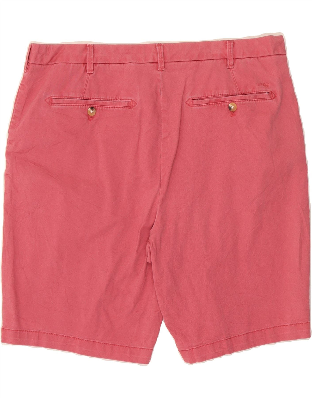 IZOD Mens Salt Water Chino Shorts W38 XL Pink Cotton Vintage Izod and Second-Hand Izod from Messina Hembry 