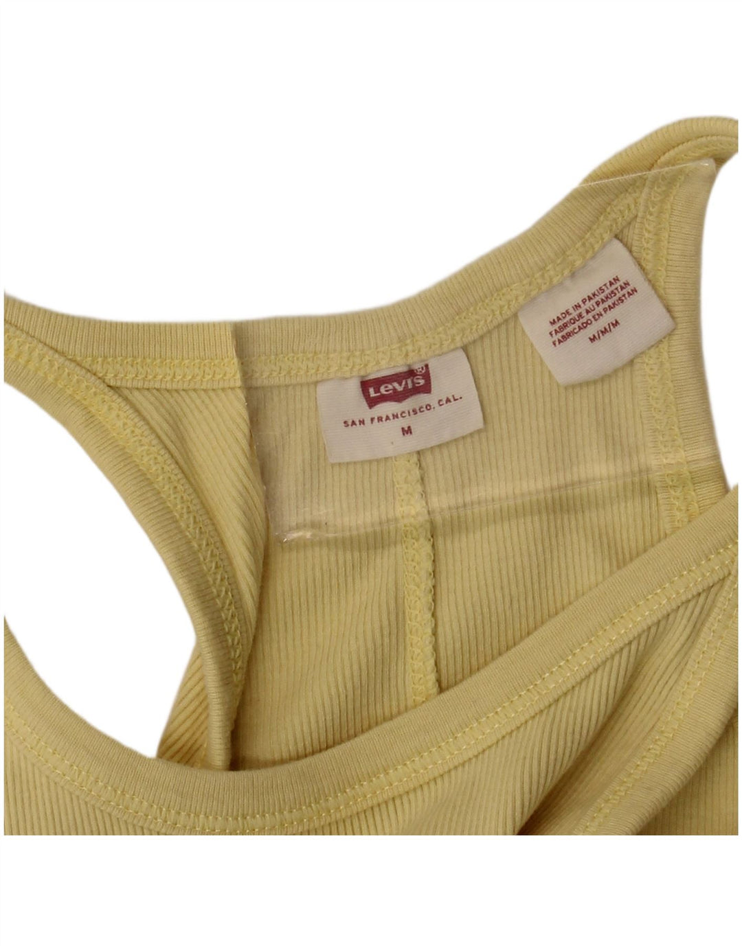 Colete feminino Levi's UK 12 médio amarelo